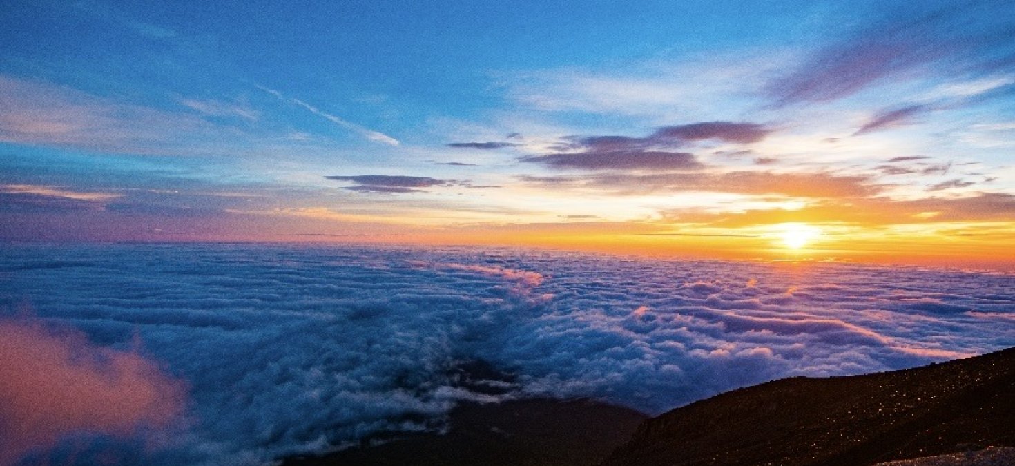 sunrise at mt fuji